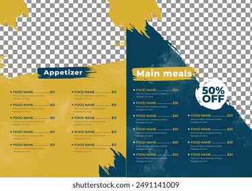 Chicken menu template a4 restaurant grill kebab, grilled food, hot dogs meat sandwich vector flyer