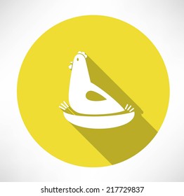 chicken in the nest icon