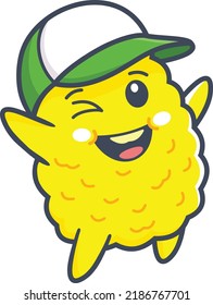 Diseño de vectores de iconos de nugget de pollo