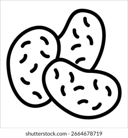 Elemento de icono de pepitas de pollo para diseño