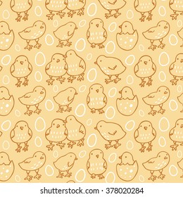 chicken outline easter pattern