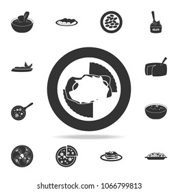 chicken parmesan icon. Detailed set of italian foods illustrations. Premium quality graphic design icon. One of the collection icons for websites web design mobile app on white background