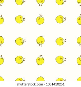 chicken pattern seamless pattern vector illustration 
