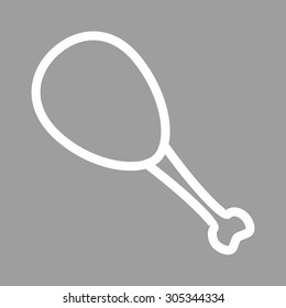 Chicken, chicken piece, meat icon vector image. Can also be used for eatables, food and drinks. Suitable for use on web apps, mobile apps and print media