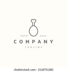 Chicken premium icon sign symbol. Hipster vintage logo design vector illustration