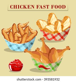 chicken products set