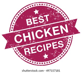 Chicken Recipes stamp