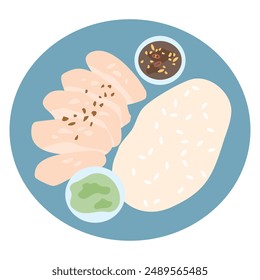 chicken rice Asian style hainan chicken rice