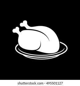 chicken roast icon