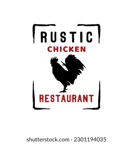 Chicken Rooster Hen Chick Flyer Ranch Logo Design Inspiration