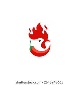 chicken rooster logo design template