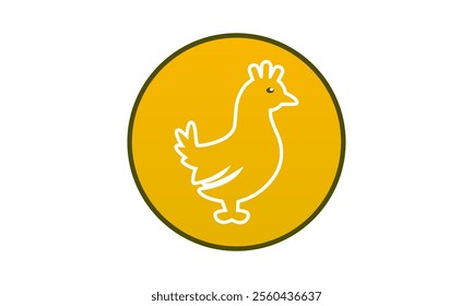 chicken, rooster, poultry, icon, bird, graphic, hen, symbol, food, sign,