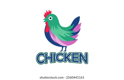 chicken, rooster, poultry, icon, bird, graphic, hen, symbol, food, sign,