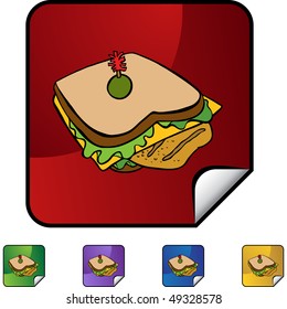 Sandwich de pollo