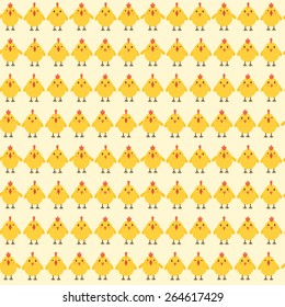 Chicken seamless pattern.