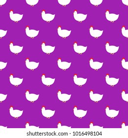 chicken seamless pattern background