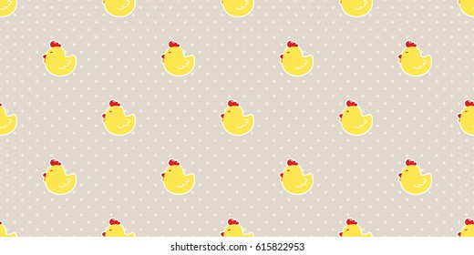 Chicken Seamless Pattern Textile Paper Design and Wallpaper