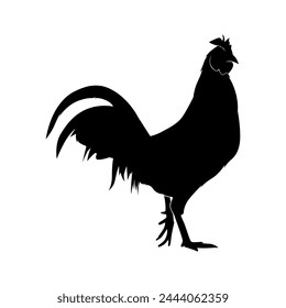 chicken shape icon eps 10