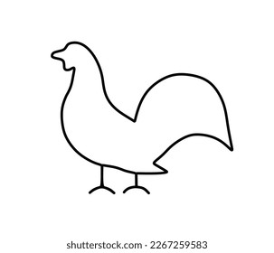 chicken with a short body