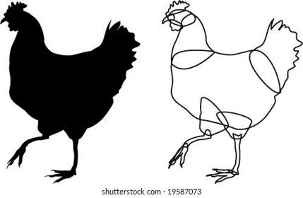 Chicken Silhouette