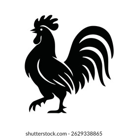 ícone de silhueta de frango com várias poses