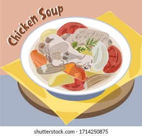 Chicken Soup basic recipe homemade