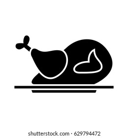 chicken steak icon