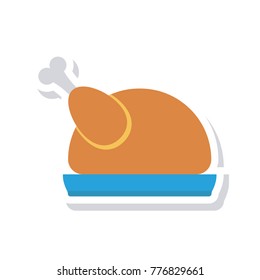 chicken sticker icon
