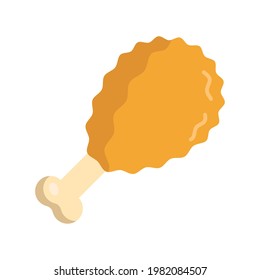 chicken thigh fast food icon