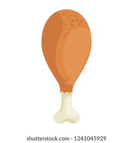 chicken thigh fried icon