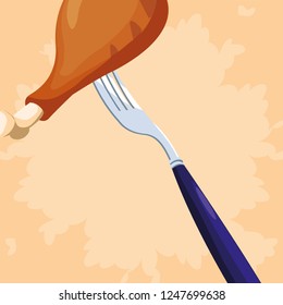 chicken thigh icon