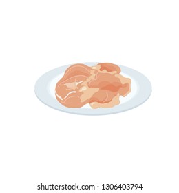Chicken thigh illustration
