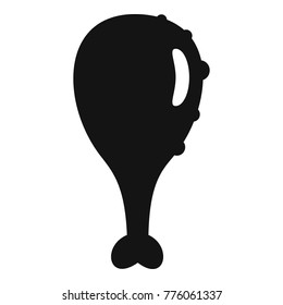 Chicken thighs icon. Simple illustration of chicken thighs vector icon for web