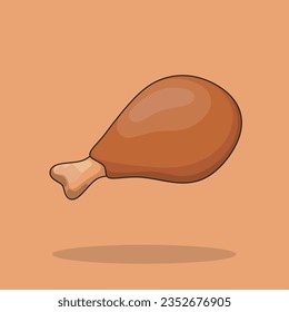 A chicken thighs | Premium Vector