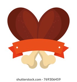 chicken thighs with ribbon