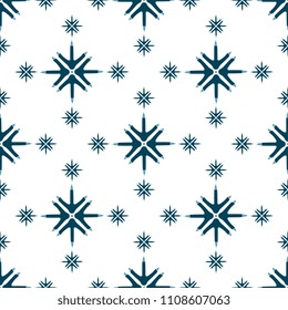 Chicken traces seamless pattern for the fabric, wallpaper, background.