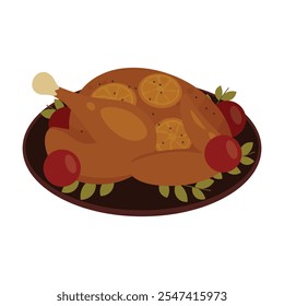 Chicken Turkey Food Vector Illustration - 10