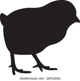 Chick Silhouette Images Stock Photos Vectors Shutterstock