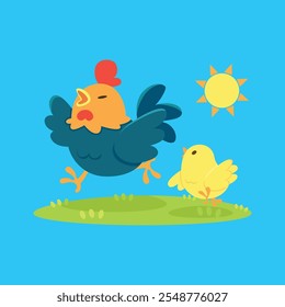 Chicken vector design icon symbol