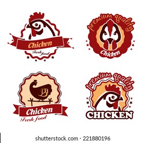 Chicken. Vector format