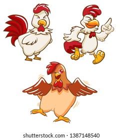 chicken vector graphic clipart design