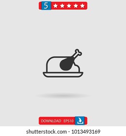 chicken vector icon
