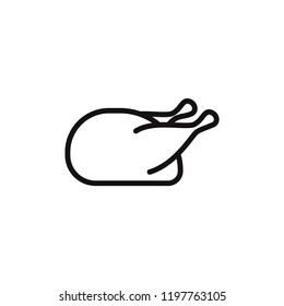 Chicken vector icon