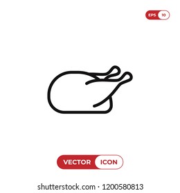 Chicken vector icon