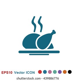 Chicken vector icon
