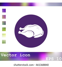 Chicken vector icon