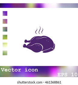 Chicken vector icon