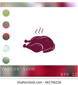 Chicken vector icon