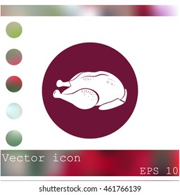 Chicken vector icon