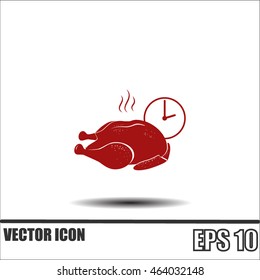 Chicken vector icon
